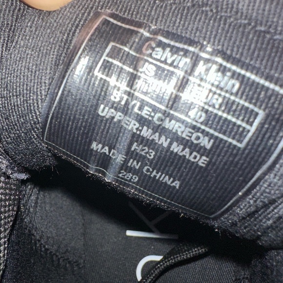 Calvin Klein black sneakers size 7 - Picture 6 of 6
